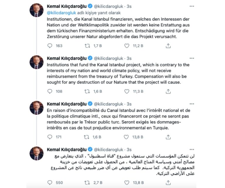 Kanal İstanbul’da “Deutsche Bank” polemiği