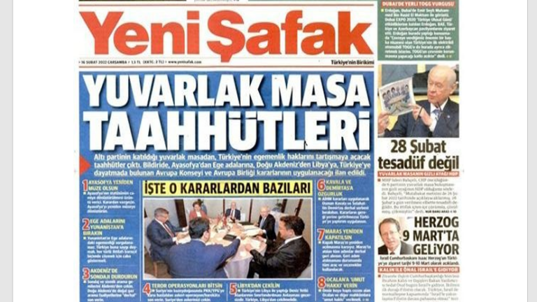 YÜKSEK ANALİZ  |  Yeni Şafak, muhalefetin Avrupa vurgusunun sırrını çözdü: Yuvarlak Masa Taahhütleri