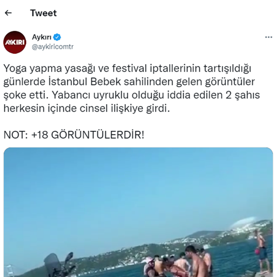 Bebek sahili olayı sansursüz