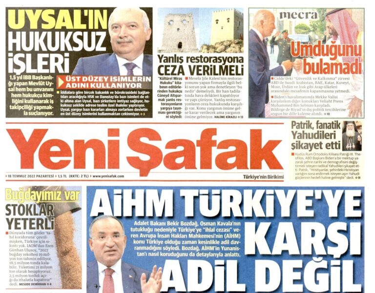 Yeni Şafak’tan AK Partili eski İBB başkanına: “Adrese teslim ihaleler düzenleyerek haksız menfaat sağlıyor”