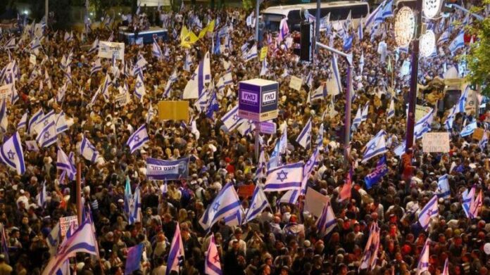 Kudüs'te dün yapılan gösteri aşırı sağa şimdiye kadar verilen en kitlesel destek gösterisi