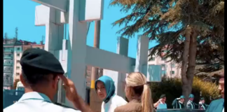 İlk başörtülü vali Jandarma’yı ziyaret etti