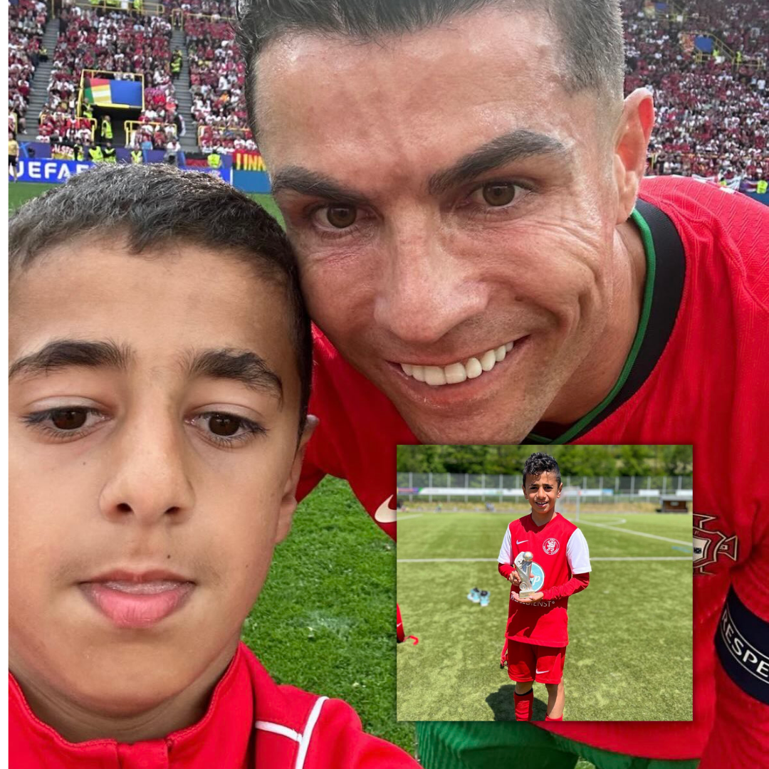 Maç sırasında sahaya girip Ronaldo ile selfi çektiren Berat