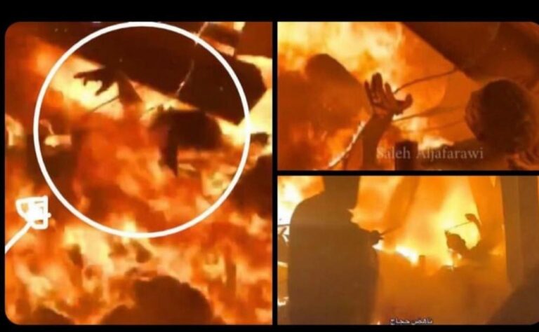 İsrail yine Gazze’de çadır kenti vurdu: Çıkan yangında en az dört kişi yanarak öldü