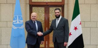 Şam’da ağır misafir: Netanyahu’ya yakalama kararı çıkartan Khan, eş-Şara ile görüştü