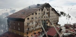 Bir otelde meydana gelen yangın…