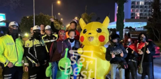 Ve polisten kaçan Pikachu yakalandı…