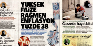 Yeni Şafak yine Mehmet Şimşek’i hedef aldı: “Yüksek faize rağmen enflasyon yüzde 38”