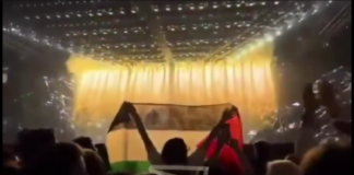 Eurovision 2025’te Gazze protestosu: İsrail performansı sırasında Filistin bayrakları açıldı
