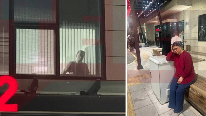 İzmir Şehir Hastanesi'ne sevk edilen Çalık, mahkumlar koğuşu penceresinde görüntülendi; Çalık’ın annesi hastanenin önünde bekliyor