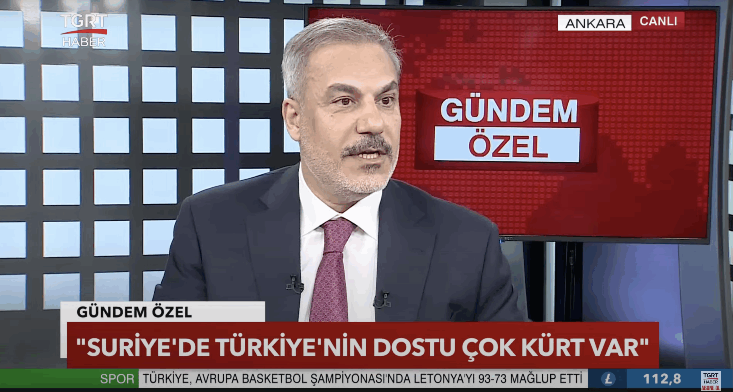 Fidan: “YPG’nin Şam’la bir uzlaşma içerisinde olması, yeni Suriye’yi herkesin beraber kurması önemli”