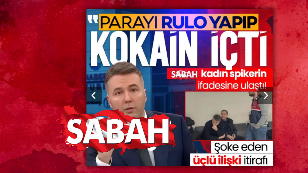 Sabah gazetesi, Ersoy soruşturmasındaki kadın spikerin ifadesini yayınladı: Dezenformasyon ile Mücadele Merkezi Başkanı da ifadede