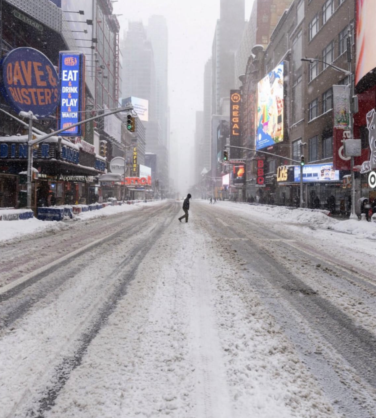 New York yine kara teslim oldu