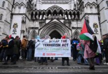 İngiltere’de Filistin yanlısı gruba “terör” yasağına mahkemeden fren