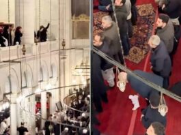 Kadir Gecesi Fatih Camii’nde kadınlar erkeklere Mescid-i Aksa için başörtüsü fırlattı: “Namusunuza sahip çıkın”