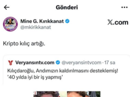 Mine Kırıkkanat, Kılıçdaroğlu’na “Kılıç artığı” diye hakaret etti, Özgür Özel tepki gösterdi