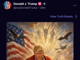 Trump, çok tepki gelince kendini İsa’ya benzettiği paylaşımı sildi