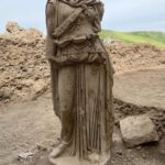 Denizli’de 2 metrelik “Athena” heykeli bulundu