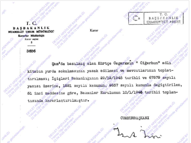 Bir arşivin 170 yıl sonra geri dönüşü…