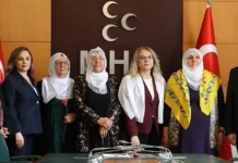 Barış Anneleri Meclis’te: MHP’yi ziyaret ettiler