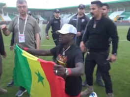 Sarı-kırmızı-yeşil alarmı: Amedsporlu Diagne’nin Senegal bayrağına polis müdahale etmiş!