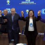 Cumhurbaşkanı Erdoğan, rozetleri taktı: Burcu Köksal ve Veysel Topçu, CHP’den Ak Parti’ye geçti