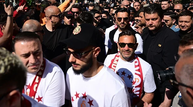 Galatasaray 26. şampiyonluğunu kutluyor