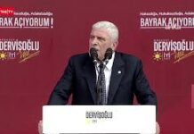 Dervişoğlu’ndan hemşehrisi Kadir İnanır’ı Bayrak Mitingi’nde andı: “Bana ‘anmayalım, yanlış anlaşılır’ dediler”