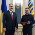 Hakan Fidan, Ukrayna Devlet Başkanı Zelenski ile bir araya geldi