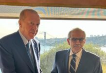 Erdoğan, Lübnan Başbakanı’na Meclis-Mebusan Beyrut mebusu olan dedesinin Türkçe anılarını hediye etti
