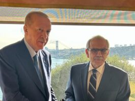 Erdoğan, Lübnan Başbakanı’na Meclis-Mebusan Beyrut mebusu olan dedesinin Türkçe anılarını hediye etti