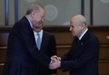 Cumhurbaşkanı Erdoğan, Bahçeli ile görüştü