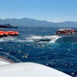Girne açıklarında yolcu gemisi battı: 258 yolcudan 159 kişiye ulaşıldı.