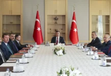 Sürecin üst kurulu Cumhurbaşkanlığı Külliyesi’nde toplandı