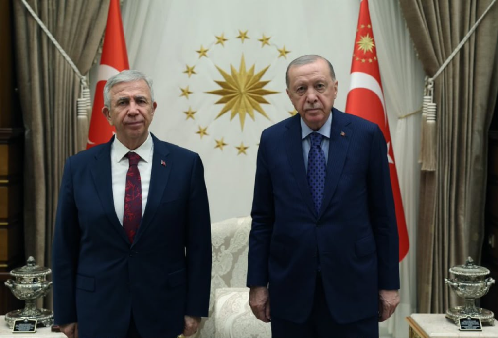 CHP resepsiyonuna gitmeyen Mansur Yavaş’tan sürpriz Beştepe ziyareti