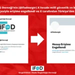 Sansür dalgası büyüyor: İfade Özgürlüğü Derneği dahil 88 hesaba erişim engeli